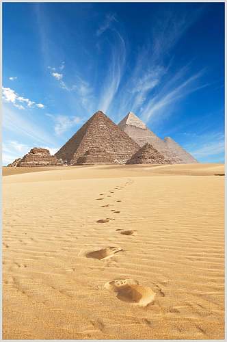 脚印埃及金字塔狮身人面像图片叁