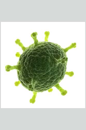 绿色细胞病菌图片