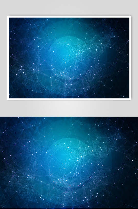 蓝色商务数码科技背景图片