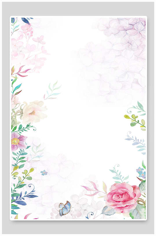 淡雅边框背景图片-淡雅边框背景设计素材-淡雅边框背景模板下载