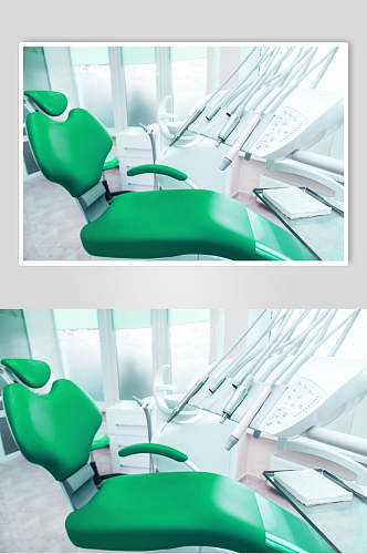 绿色椅子医院病房病床图片