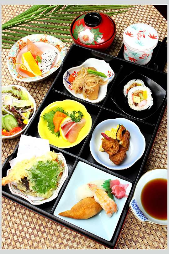 精美寿司套餐便当图片