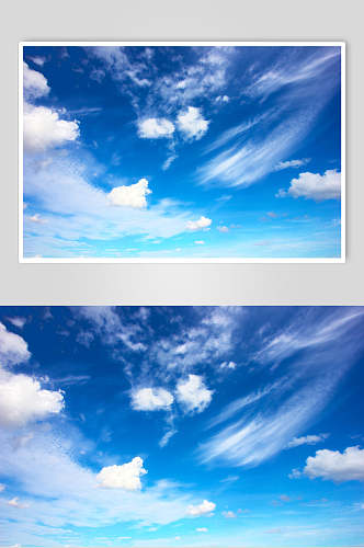 宽阔蓝天白云天空云层图片