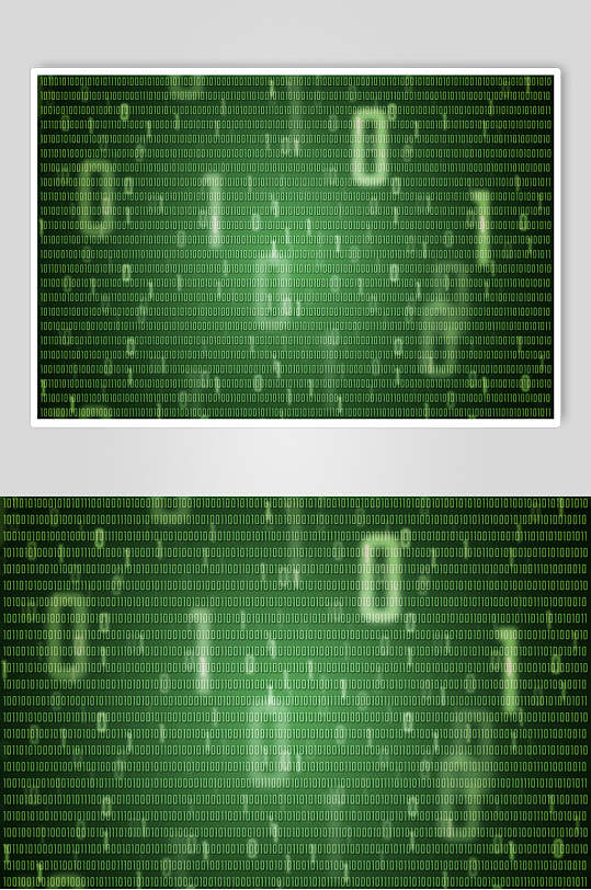 商务数码科技绿色数字背景图片