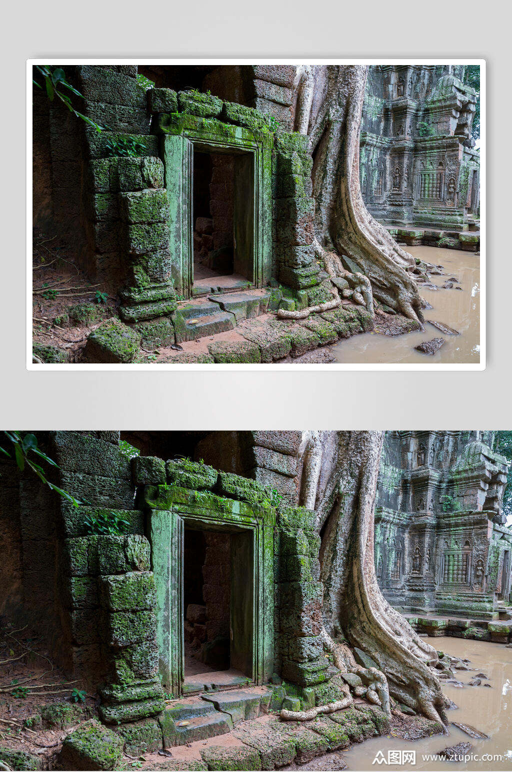 复古玄幻门摄影图片素材