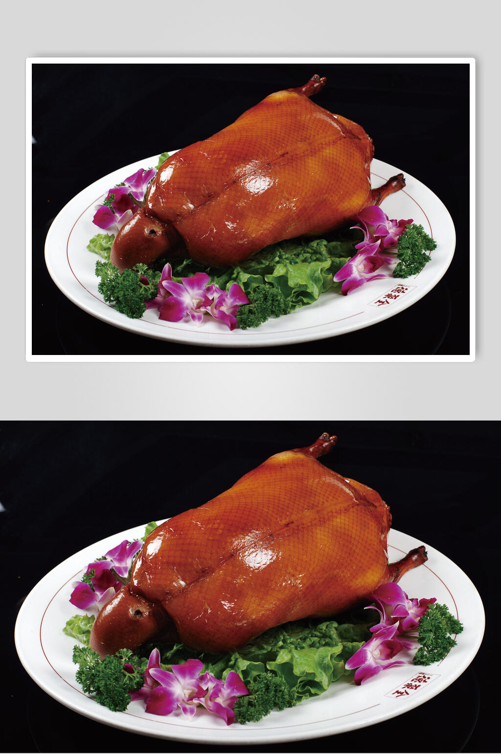 健康美味烤鸭烧烤类食物照片素材