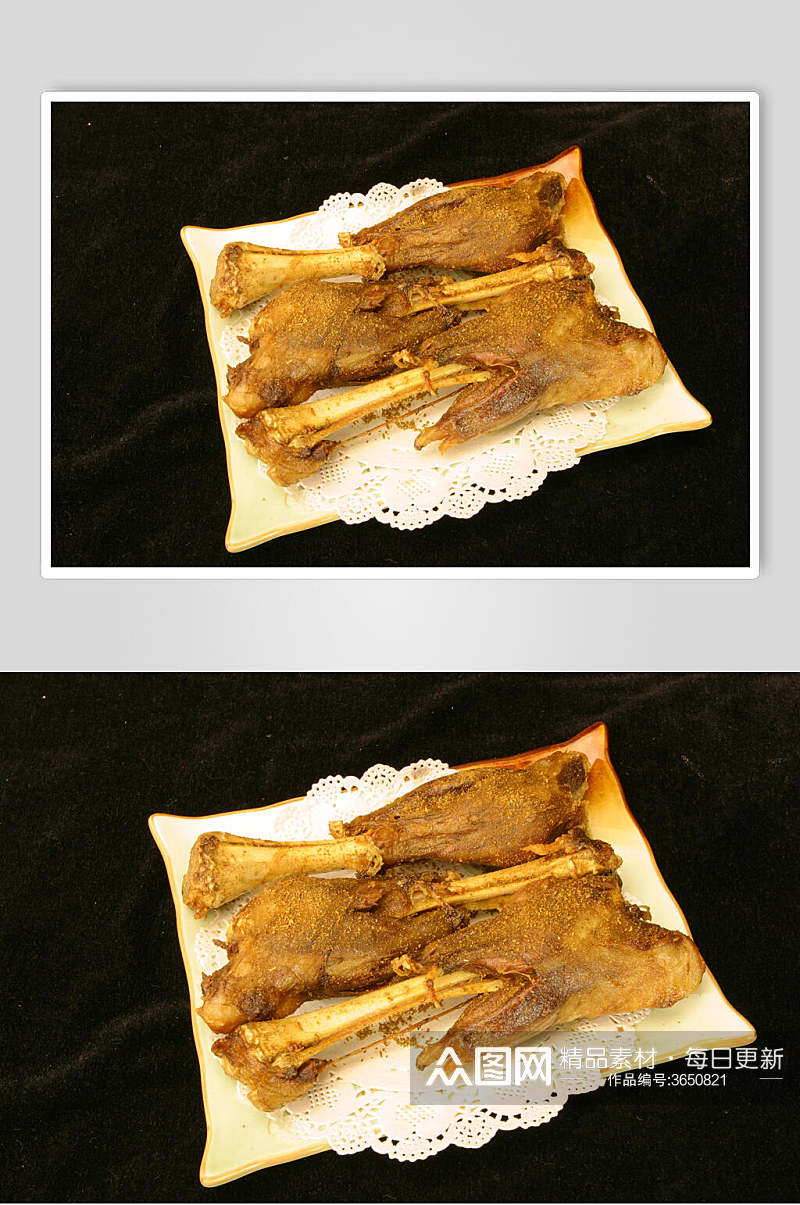 新鲜鸡腿烧烤类食物照片素材