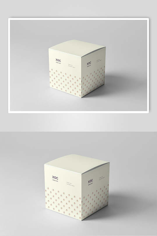 粉笔盒糖果巧克力包装盒样机