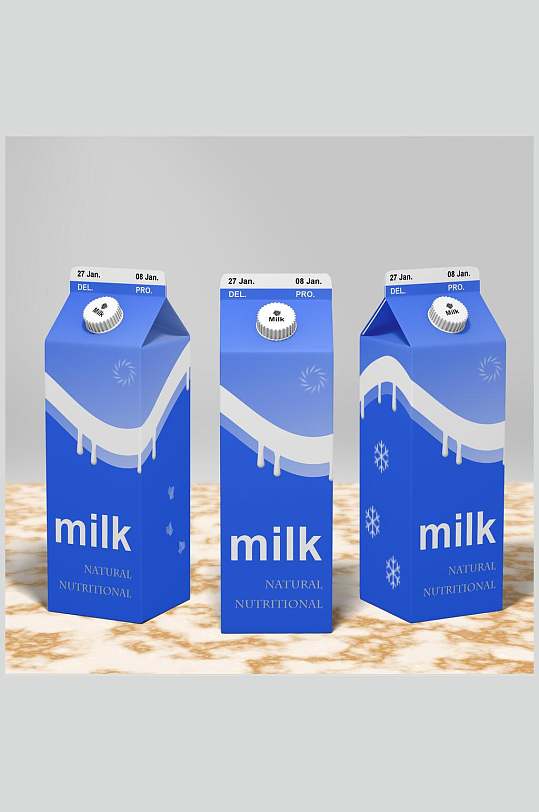 牛奶产品包装样机