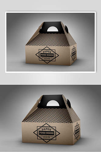 手提创意包装盒纸盒手提袋购物袋样机