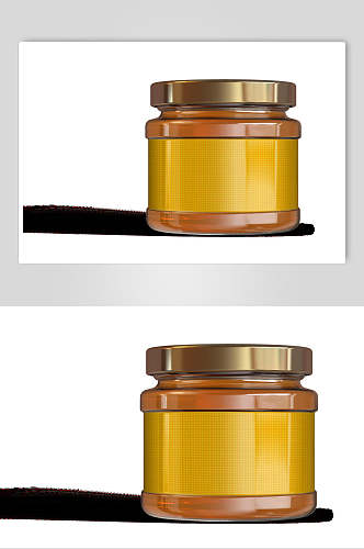 创意蜂蜜食物玻璃瓶样机