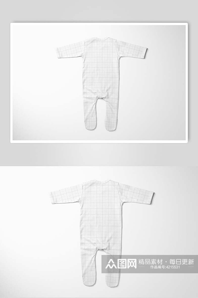 简约大气婴儿连体衣样机效果图素材