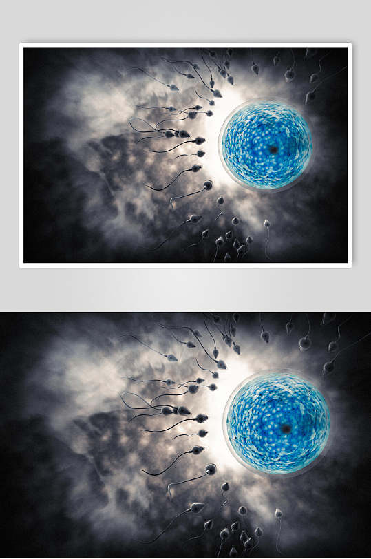 科幻精子细胞病菌图片