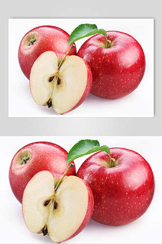 精品招牌新鲜苹果水果图片