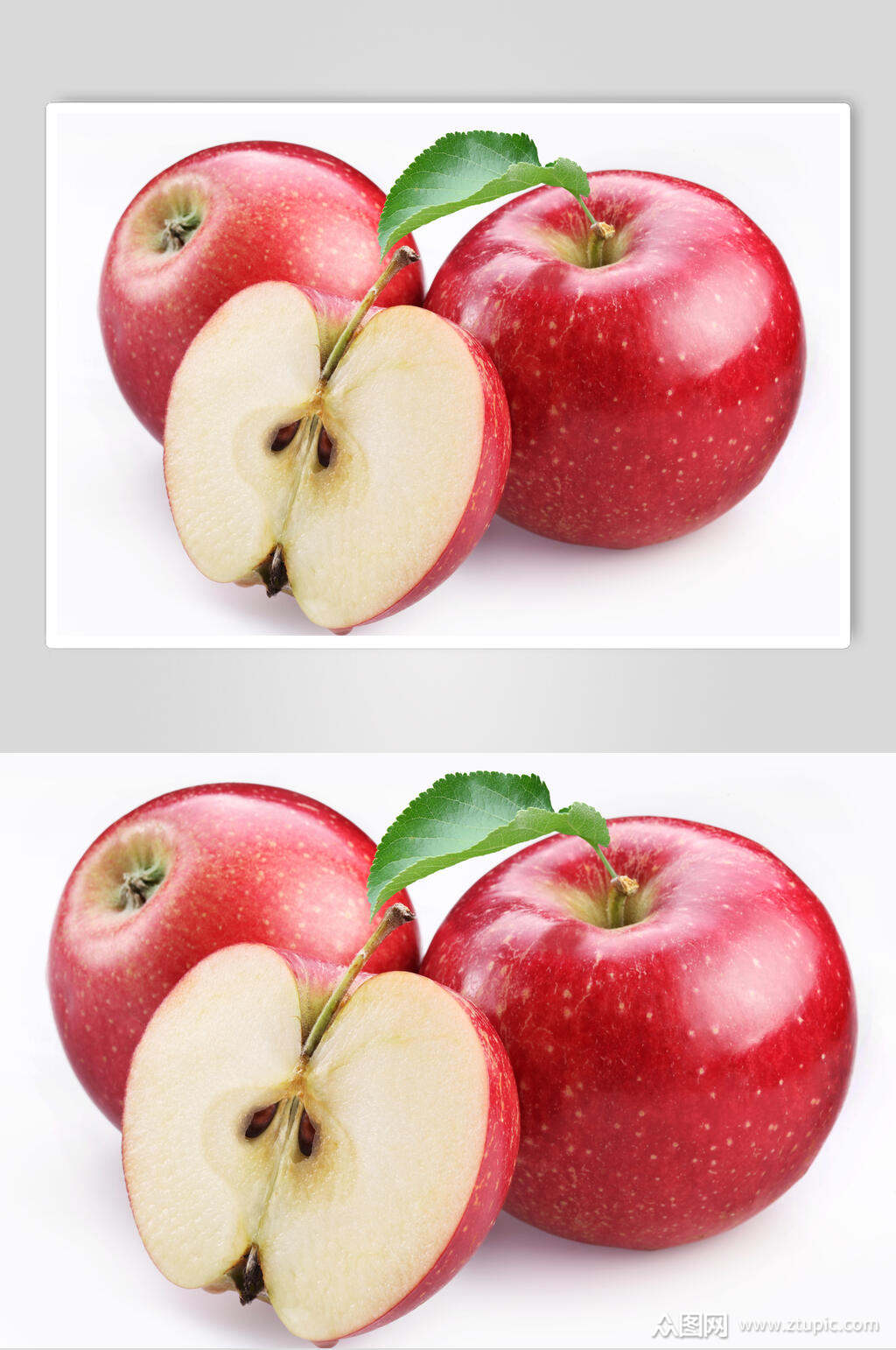 精品招牌新鲜苹果水果图片模板下载-编号3649327-众图网
