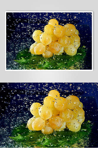 创意葡萄提子水果图片