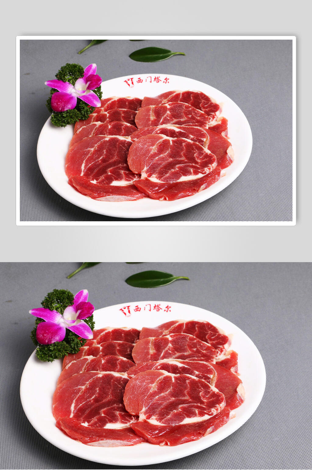 西门塔尔牛腱子美食摄影图片素材