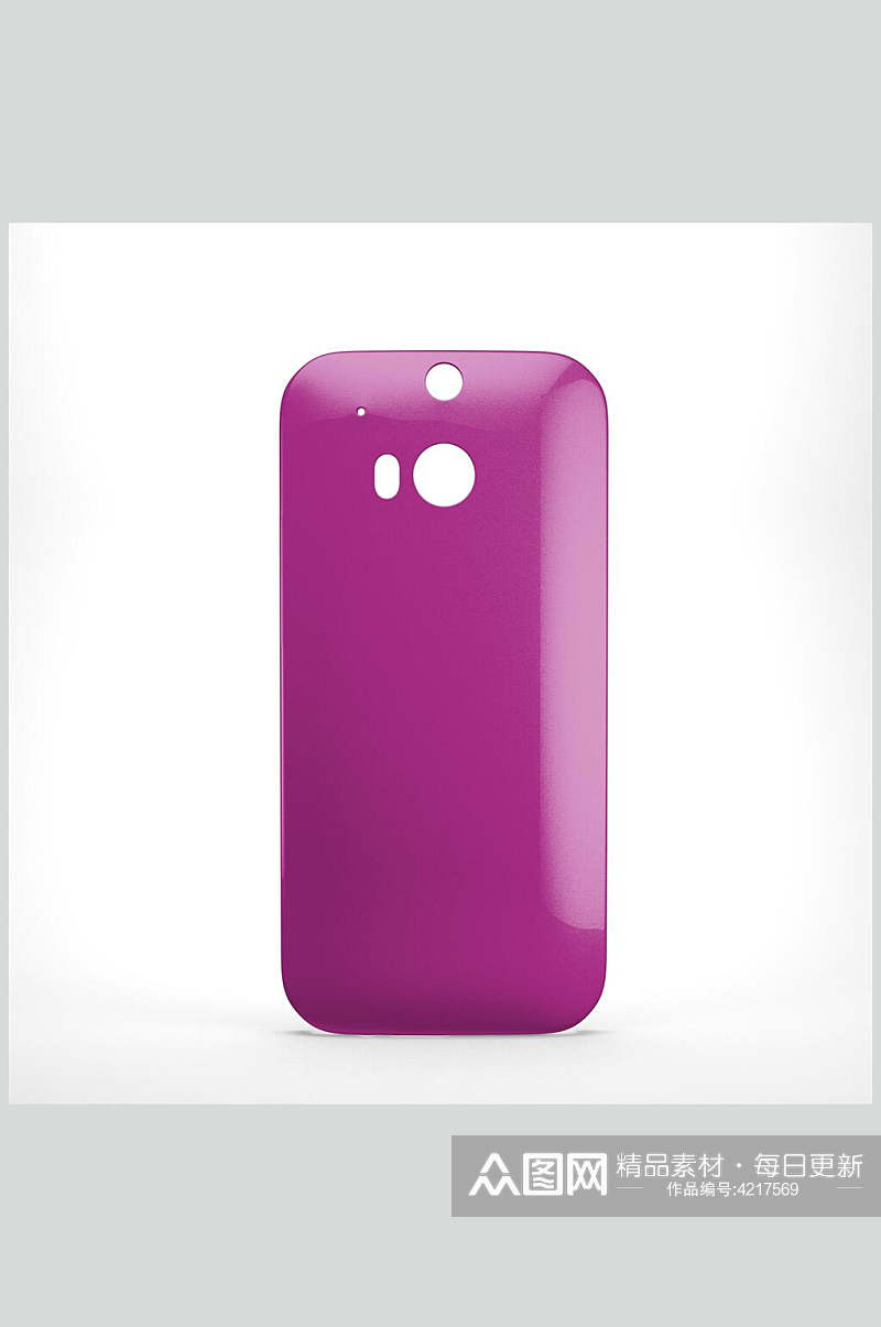 紫色手机保护壳手机外套效果样机素材