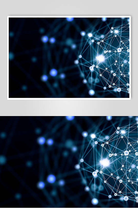 网状亮点商务数码科技背景图片