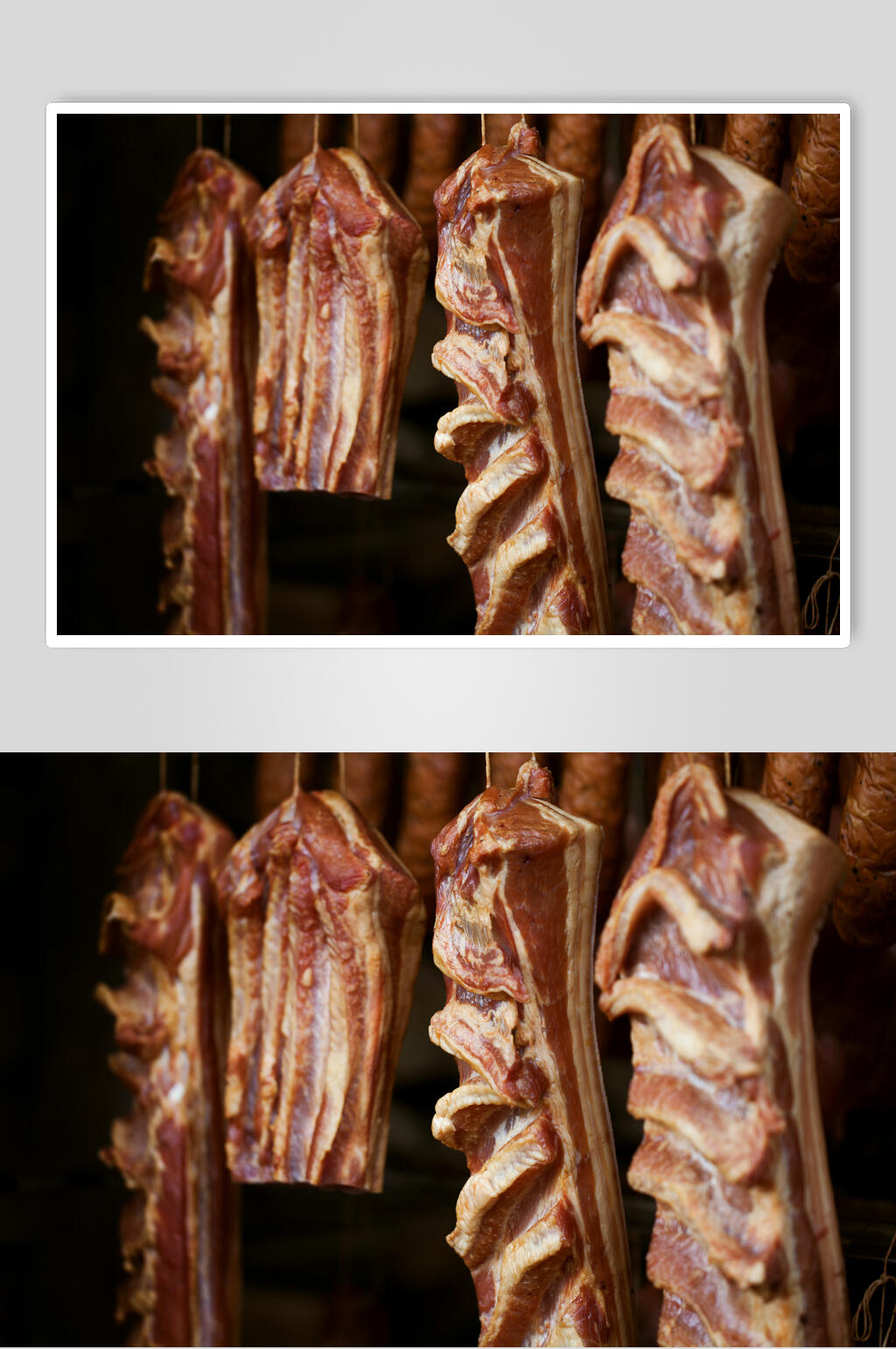 鲜香美味腊肉腊鱼高清图片素材