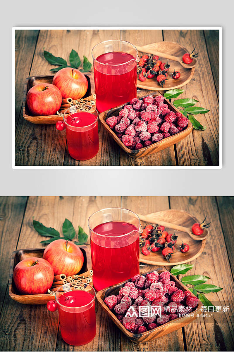 精品鲜榨水果汁摄影图片素材