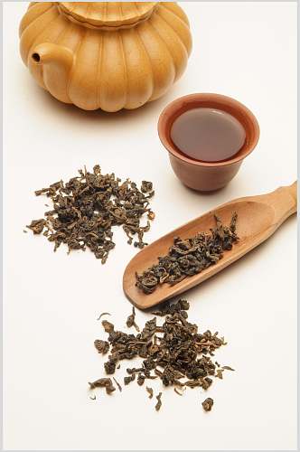 茶道茶叶绿茶红茶摄影图片