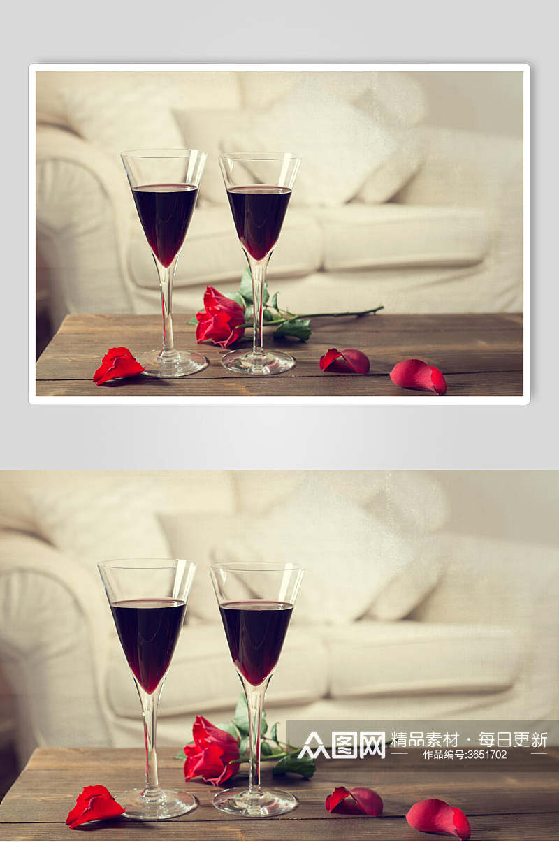 浪漫红酒高清图片素材