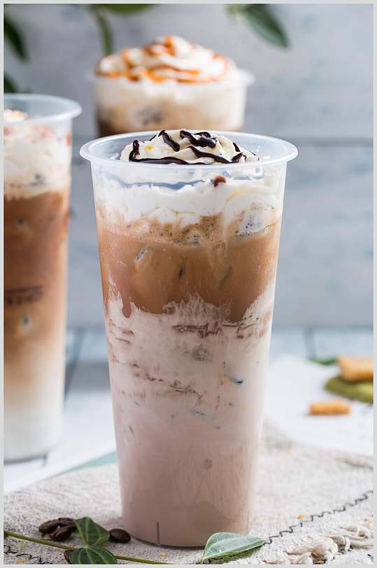 杯装雪顶咖啡图片