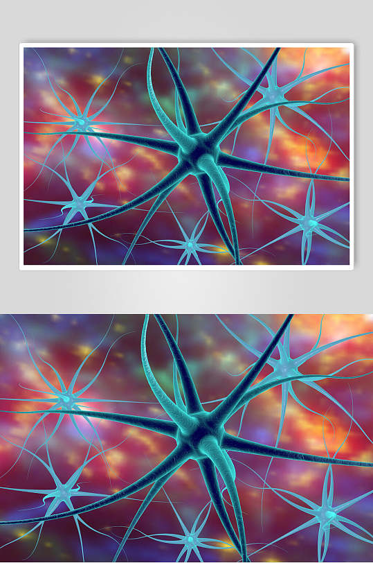 神经细胞病菌图片