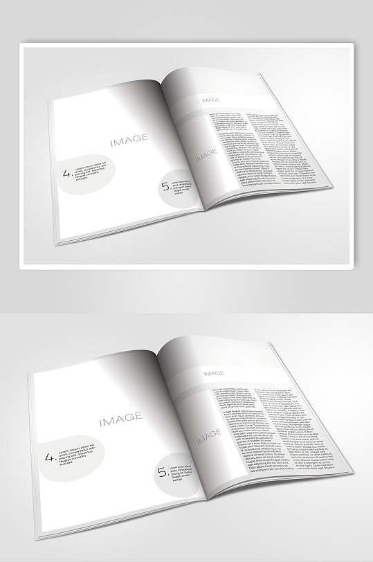书本书籍装帧页面智能贴图样机
