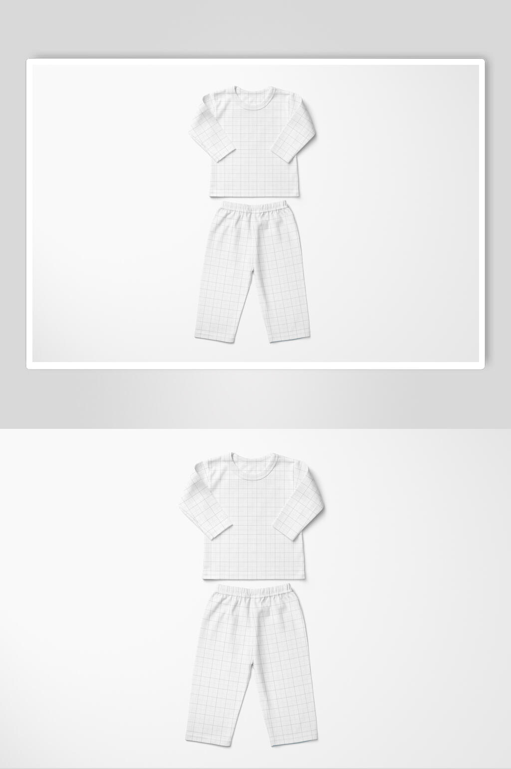 套装婴儿衣服样机素材