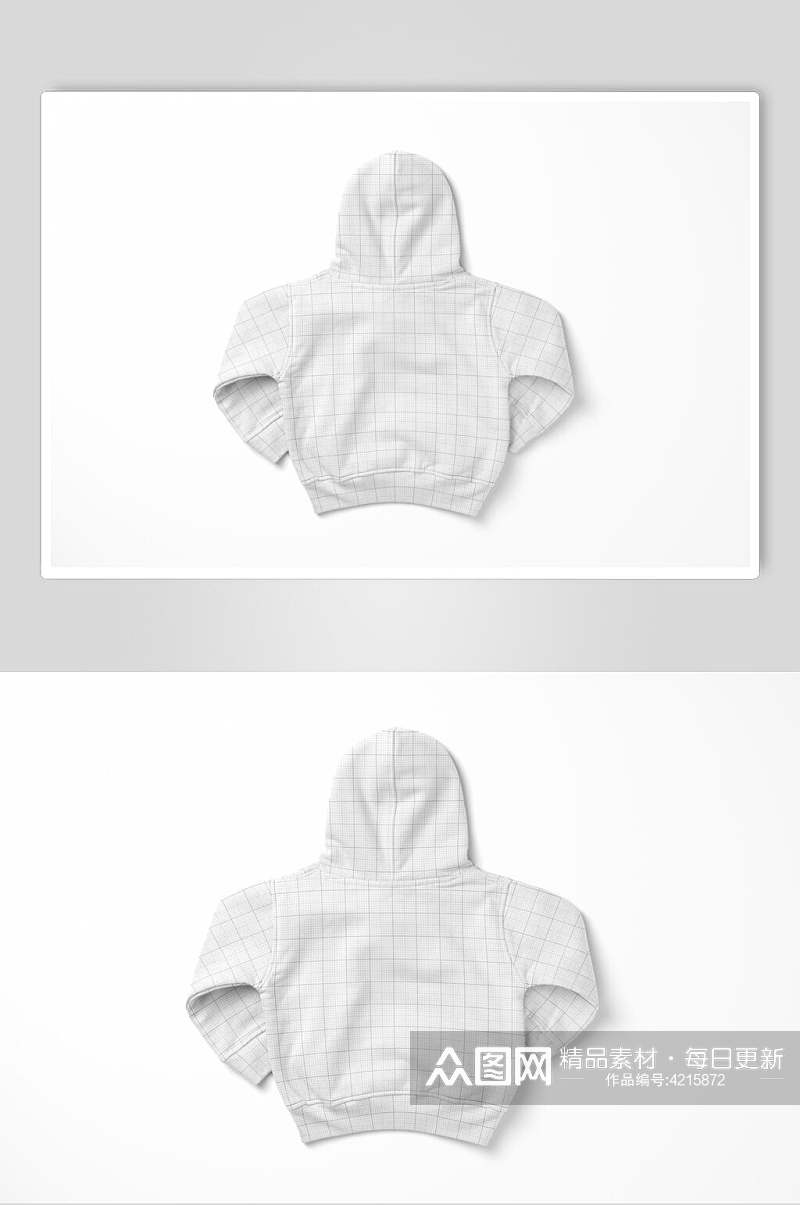 线条灰白大气创意线条婴儿卫衣样机素材
