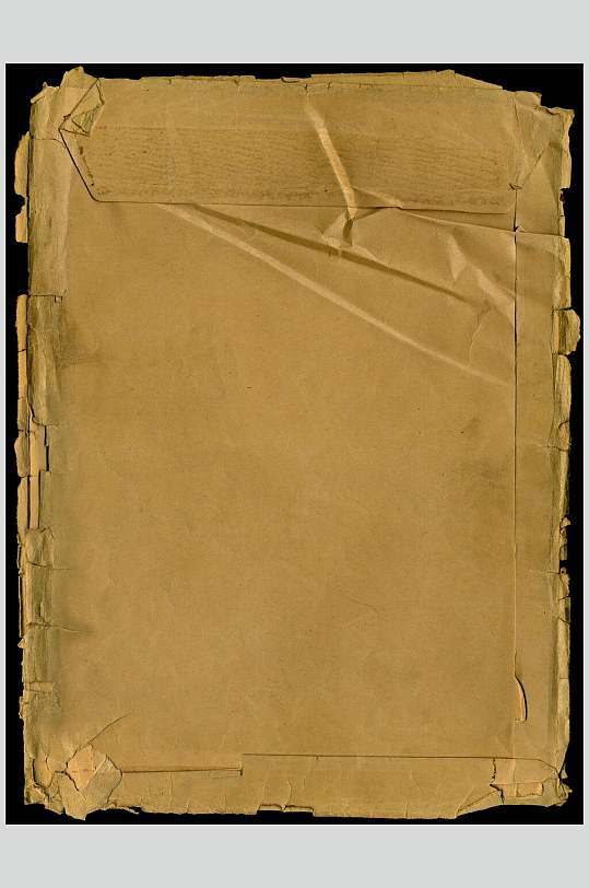 复古黄色折痕纸张纹理贴图