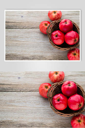 精品新鲜苹果水果图片