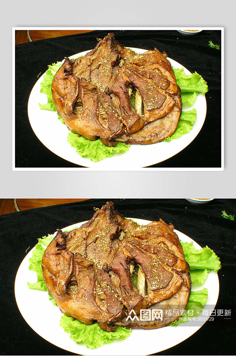 健康美味猪脚烧烤类食物照片素材