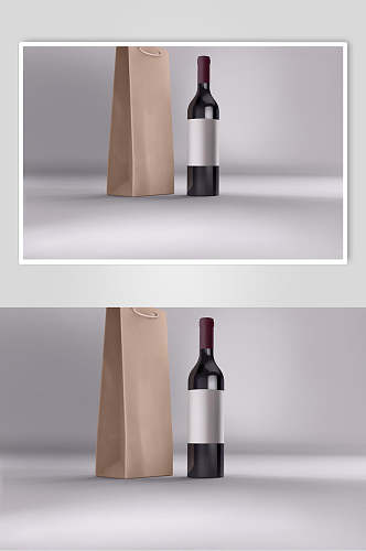红酒产品包装样机