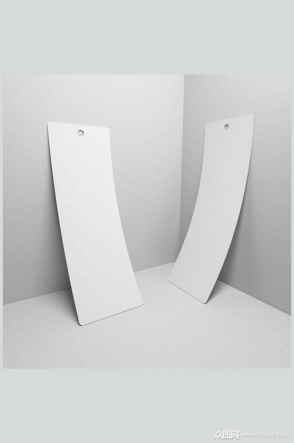 高端长款书签样机素材