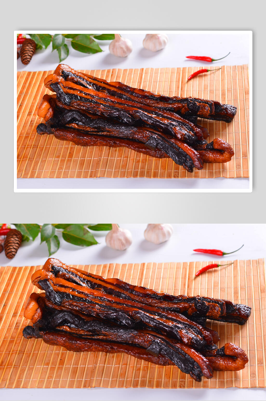 精品美味腊肉腊鱼图片素材