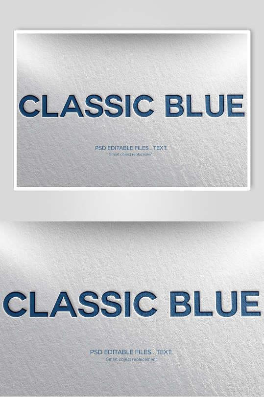 英文灰色背景创意大气简约蓝色样机-众图网