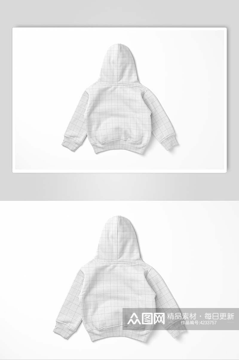 白色婴儿卫衣样机素材