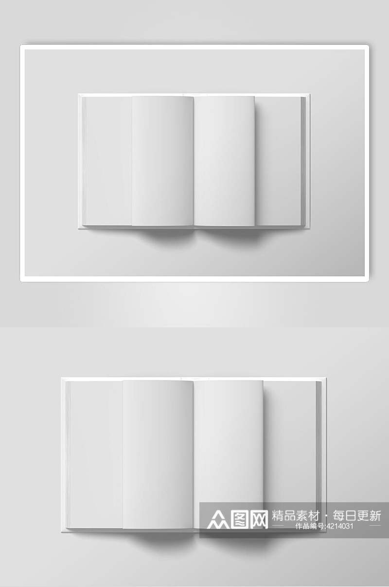书本书籍装帧页面智能贴图样机素材