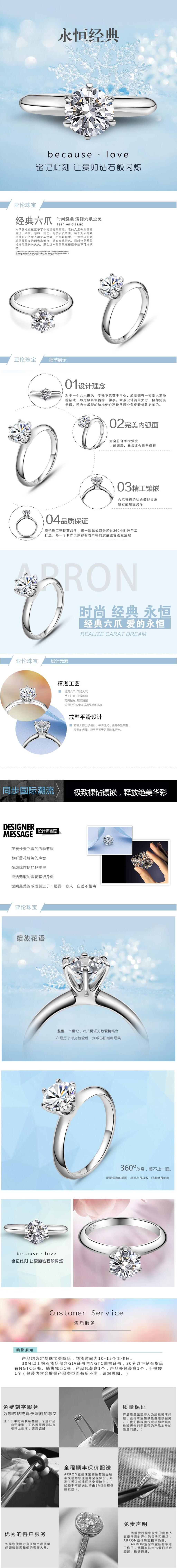 创意时尚永恒经典电商手机版饰品详情页素材