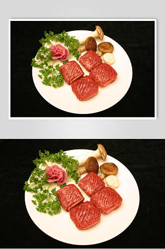 烧烤肉类食物照片