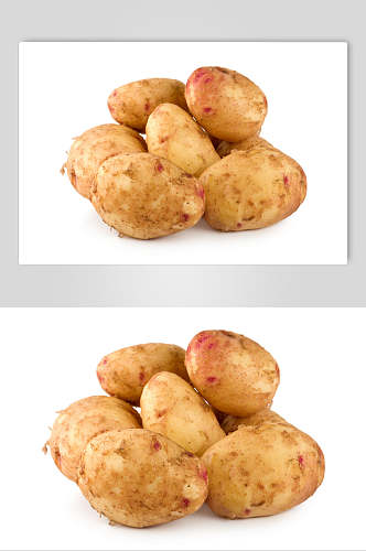一堆土豆图片
