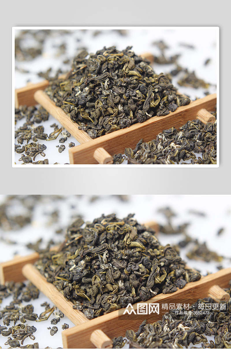 压缩茶叶绿茶红茶摄影图片素材