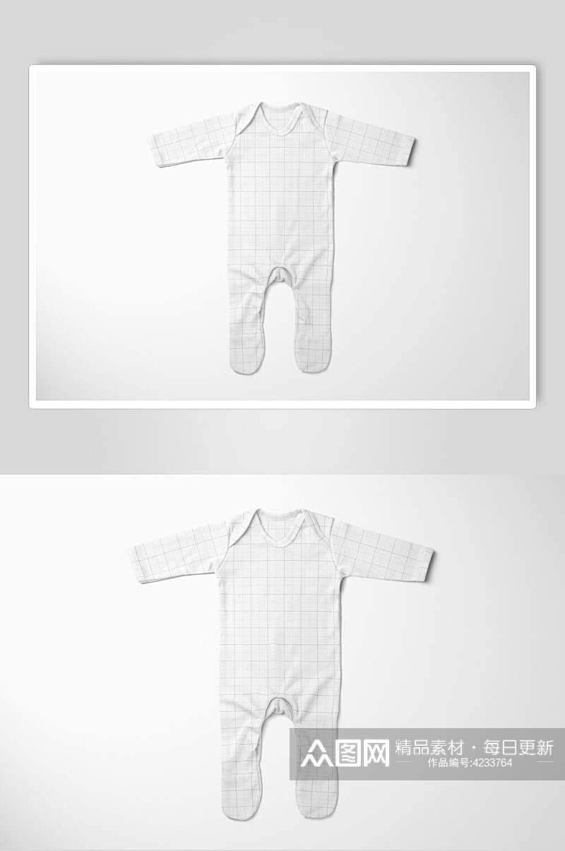 创意婴儿连体衣样机素材