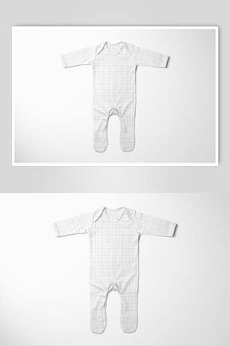 创意婴儿连体衣样机