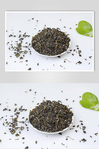 茶叶茶籽绿茶红茶摄影图片