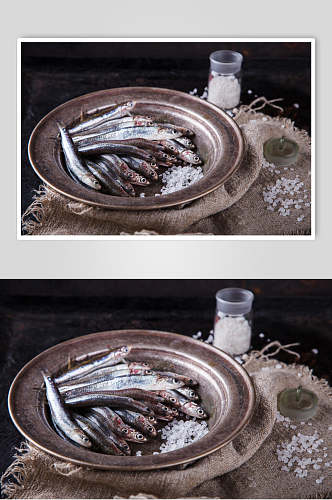 盆子沙丁鱼图片