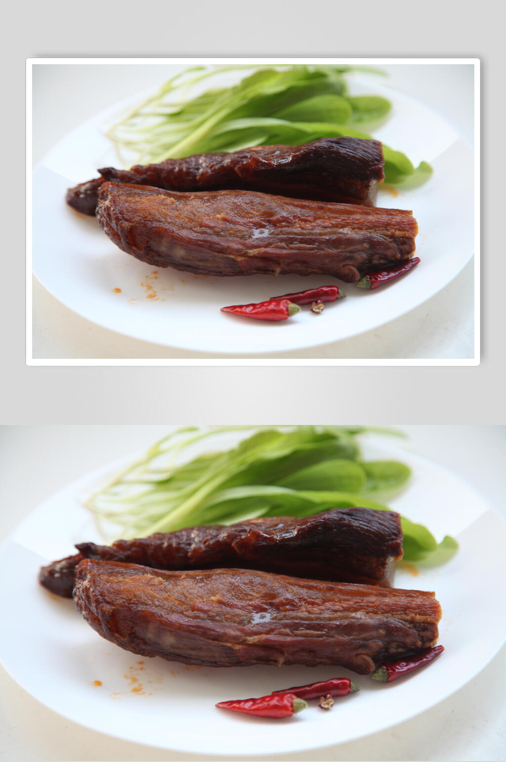 健康美味腊肉腊鱼食品高清图片素材